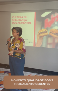 Treinamento: Cultura de Segurança dos Alimentos